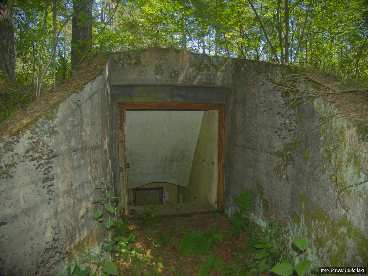 Side entrance to the Goeben heavy coastal artillery battery